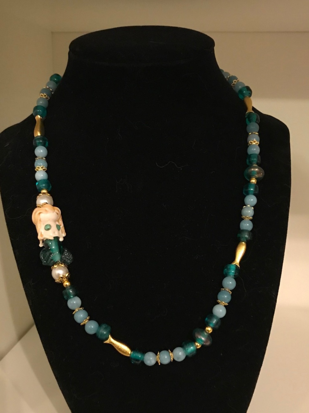 The Frisky Mermaid: Artisan necklace